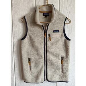 Patagonia W’s Retro Pile Vest Pelican Cream Fleece XS